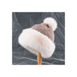 Load image into Gallery viewer, Faux Fur Trim Pom Pom Hat - Beige
