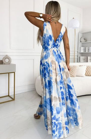 Fleur Maxi Dress - Blue
