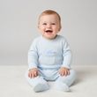 Load image into Gallery viewer, Baby Turtle Padded Applique All In One - Blue
