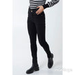 Load image into Gallery viewer, High Waisted Stretch Denim Jeans - Black
