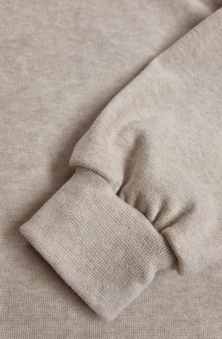 Irma V-Neck Sweater Jumper Dress - Stone