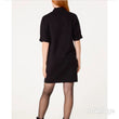 Load image into Gallery viewer, Leopard Print Tie Dress - Black
