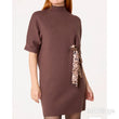 Load image into Gallery viewer, Leopard Print Tie Dress - Chocolate
