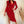 Load image into Gallery viewer, Long Sleeve Midi With Side Slit - Red
