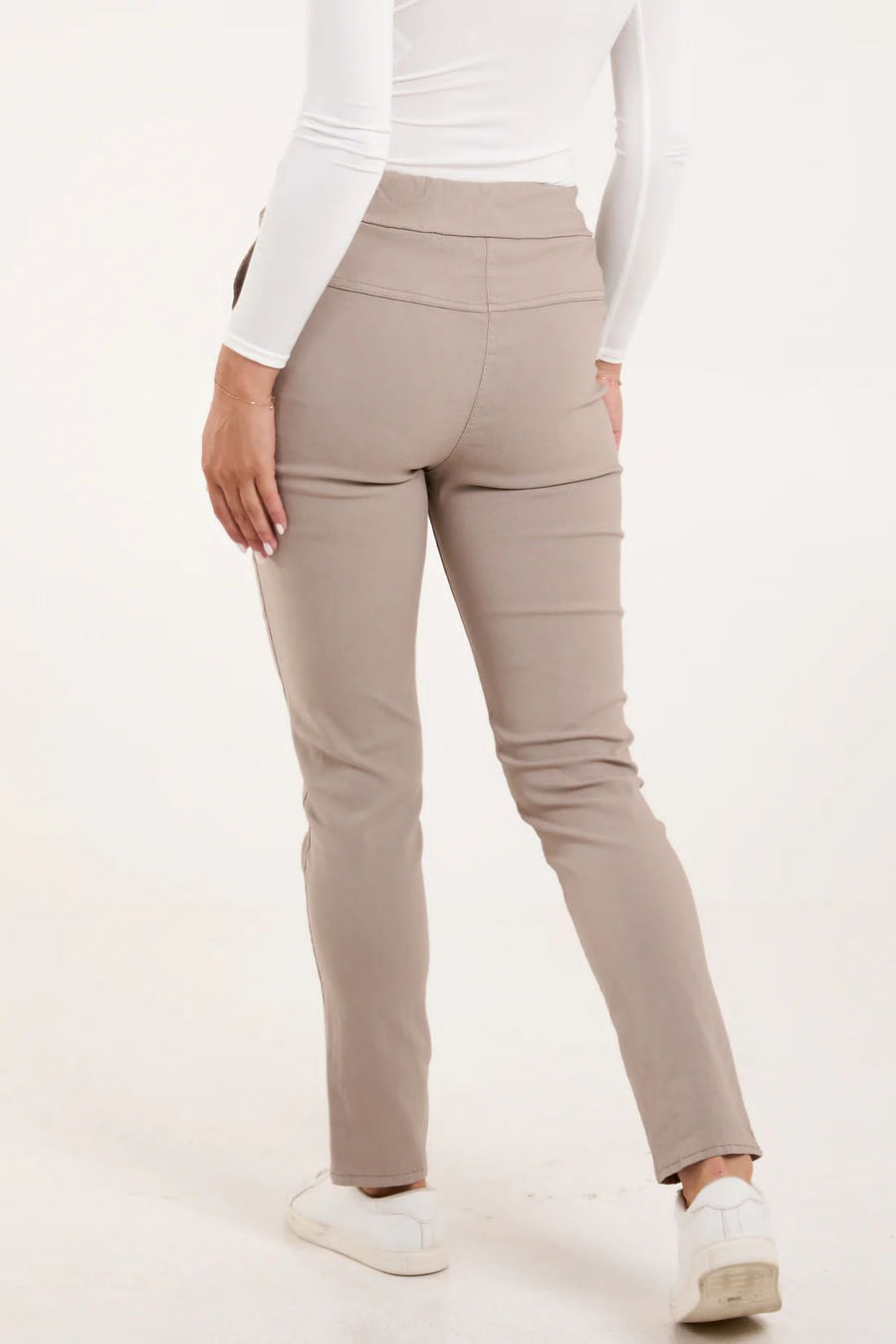 Magic Plain Smart Non-Crush Trouser - Mocha