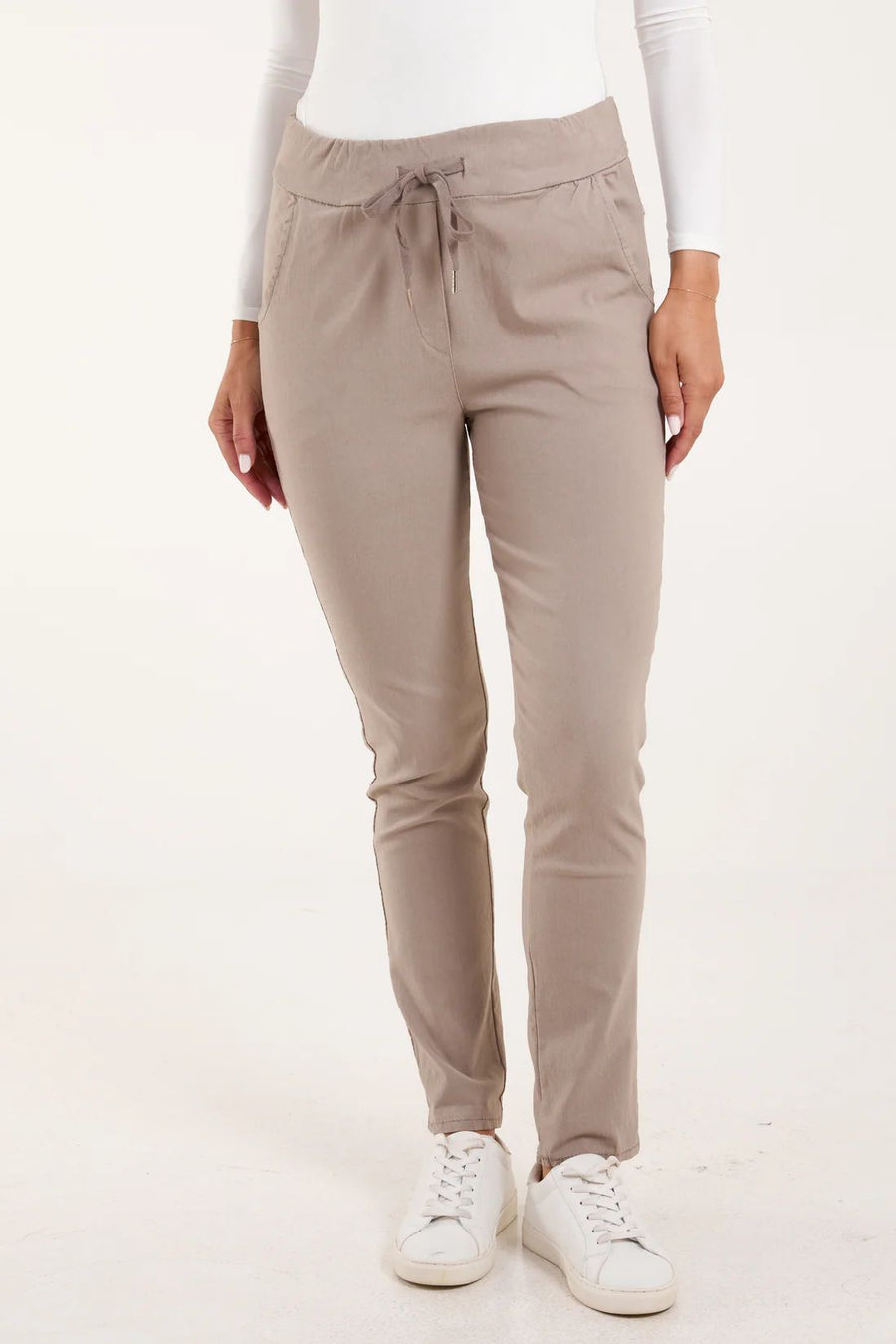 Magic Plain Smart Non-Crush Trouser - Mocha