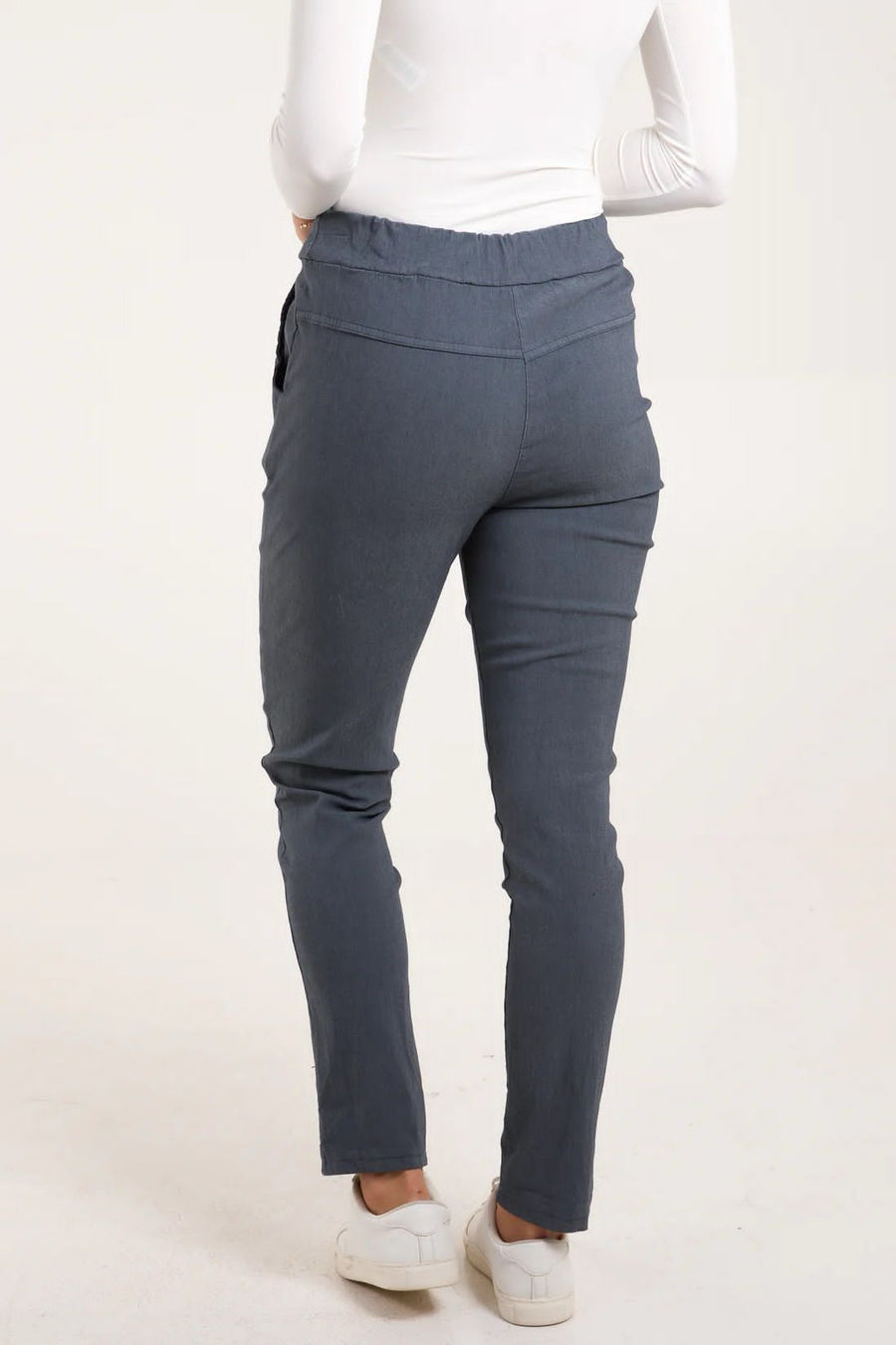 Magic Plain Smart Non-Crush Trouser - Slate