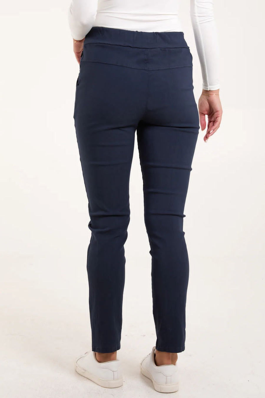 Magic Plain Smart Non-Crush Trouser - Navy
