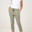 Load image into Gallery viewer, Magic Plain Super Stretch Crushed Trouser - Khaki
