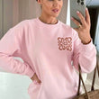 Load image into Gallery viewer, Maris Oversized Embellished Pocket Sweatshirt - Pink
