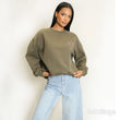 Load image into Gallery viewer, New York Applique Sweatshirt - Khaki
