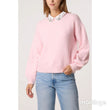 Load image into Gallery viewer, Peter Pan Embellished Collar Jumper - Pink
