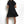 Load image into Gallery viewer, Plain V-Neck Smock Dress - Black
