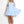 Load image into Gallery viewer, Plain V-Neck Smock Dress - Sky Blue
