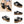 Load image into Gallery viewer, Platform Faux Suede Lace Up Gum Sole Trainers - Black
