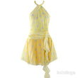 Load image into Gallery viewer, Polka Dot Halter Mini Dress - Yellow
