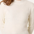 Load image into Gallery viewer, Rib High Neck Jumper - Cream
