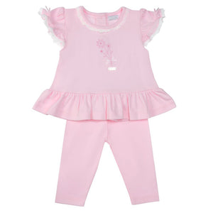 Baby Girls Top & Leggings - Pink