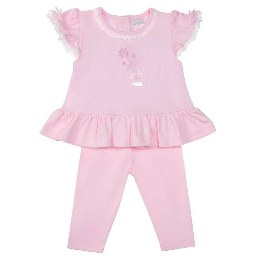 Baby Girls Top & Leggings - Pink