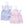 Load image into Gallery viewer, Baby Girls Bow Dress, Pant And Headband Set - Sky
