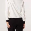 Load image into Gallery viewer, Contrast Pearl Cardigan &amp; Trouser Co-Ord - Ivory/Black
