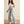 Load image into Gallery viewer, Belted Wide Leg Flare Jeans - Light Wash
