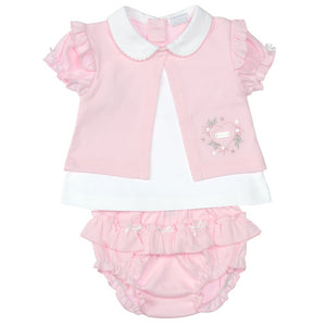 Baby Girls Jam Pant Outfit - Pink