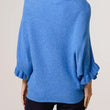 Load image into Gallery viewer, Ruffle Sleeve Knitted Top - Denim
