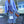Load image into Gallery viewer, Skylar Ditsy Print Side Slit Midaxi - Blue
