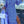 Load image into Gallery viewer, Skylar Ditsy Print Side Slit Midaxi - Blue
