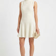 Load image into Gallery viewer, Sleeveless Textured Skater Dress - Cream
