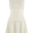 Load image into Gallery viewer, Sleeveless Textured Skater Dress - Cream
