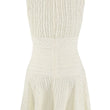 Load image into Gallery viewer, Sleeveless Textured Skater Dress - Cream
