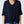 Load image into Gallery viewer, V-Neck Centre Front Tie Hem Blouse - Navy

