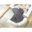 Load image into Gallery viewer, Winter Gloves With Plush White Faux Fur - Grey
