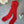 Load image into Gallery viewer, Knee Socks With Bow - Red
