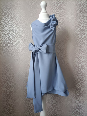 Mini Blonde & Wise Anna Dress - Dusty Blue