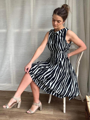 Blonde & Wise Mia Dress - Zebra Print