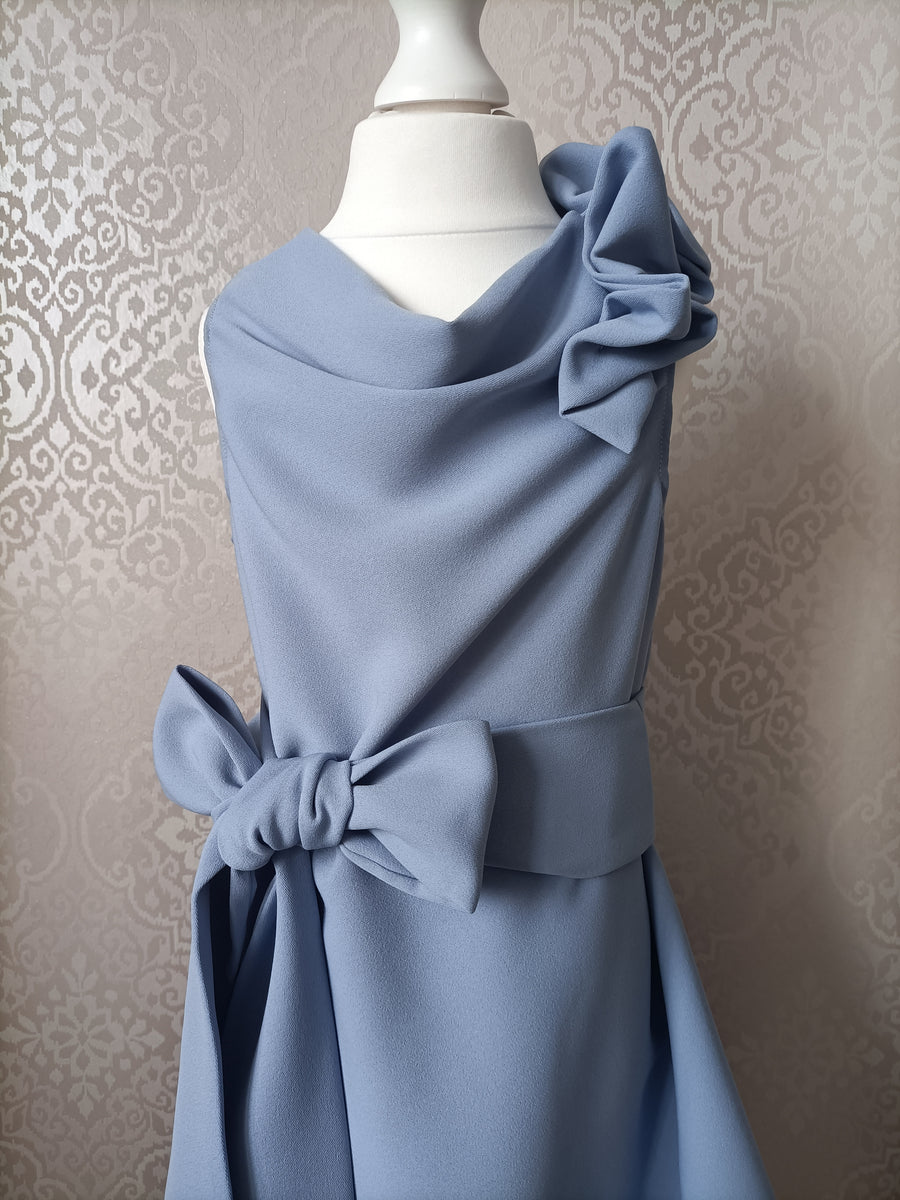 Mini Blonde & Wise Anna Dress - Dusty Blue