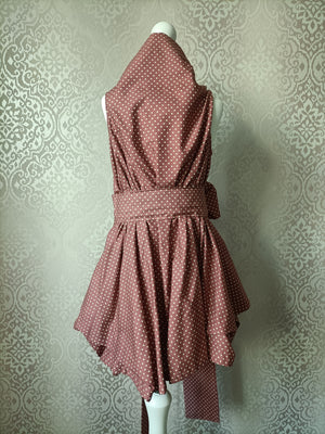 Mini Blonde & Wise Polka Trench Dress - Brown