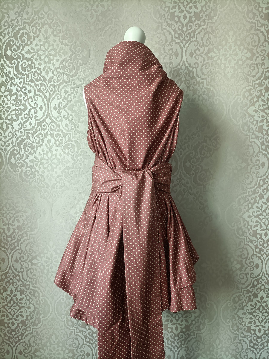 Mini Blonde & Wise Polka Trench Dress - Brown