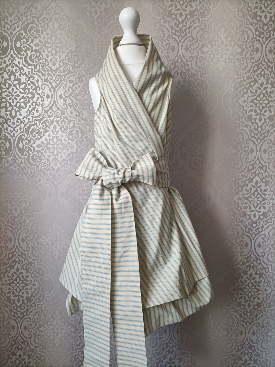 Mini Blonde & Wise Trench Dress - Blue Stripe