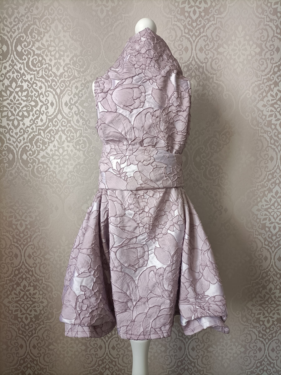 Mini Blonde & Wise Trench Dress - Ocean Rose Lavender