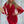 Load image into Gallery viewer, Toria Front Tie Up Midi Dress - Red
